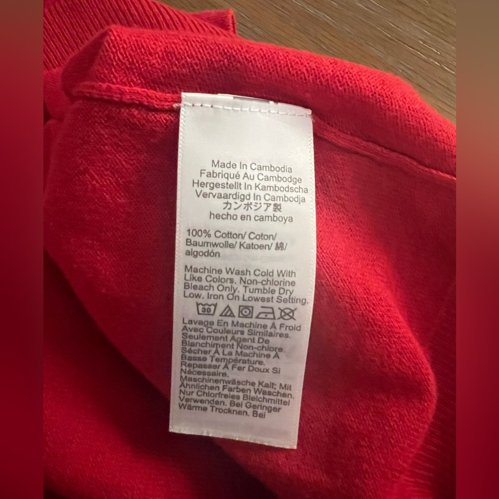 J.Crew Classic Cotton Sweater Shell Vest in Red XL - Picture 6 of 6